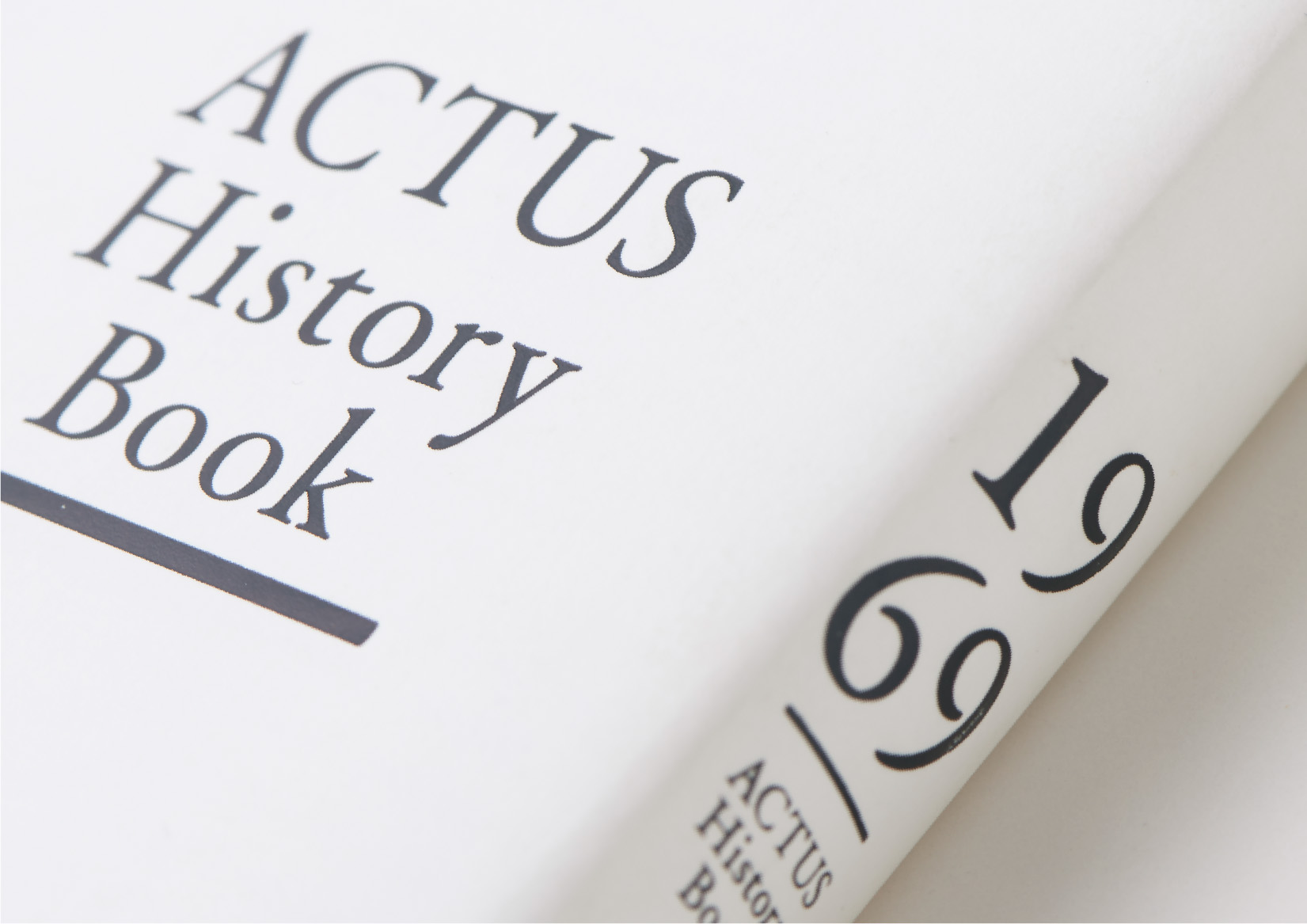 1969 ACTUS HISTORY BOOKのイメージ