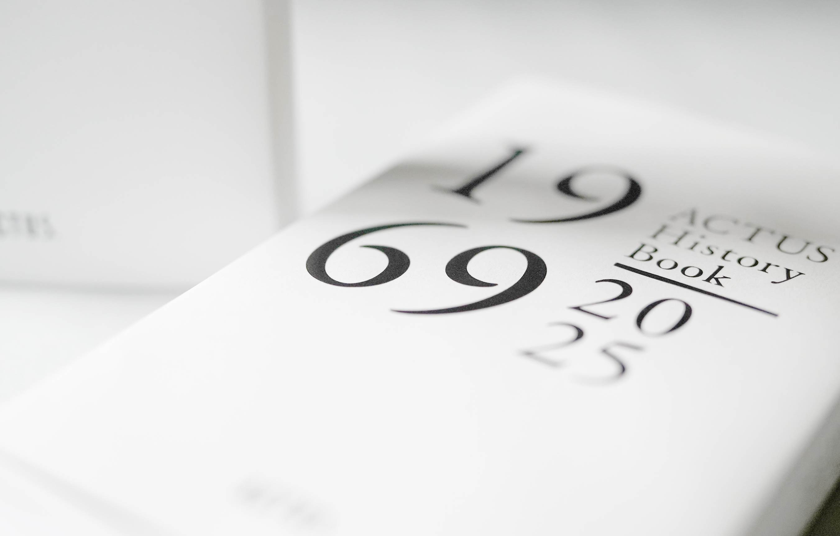 1969 ACTUS HISTORY BOOK 2025のイメージ